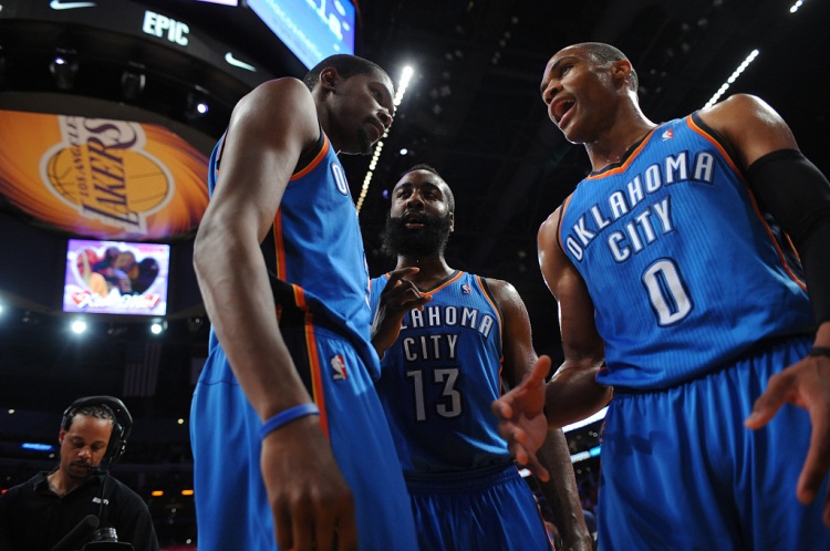  雷霆三少得分全部進(jìn)入歷史前20！他們是NBA歷史最大的如果嗎？